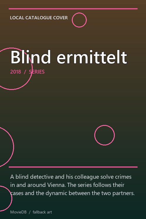 Blind ermittelt poster