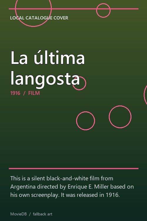La última langosta poster