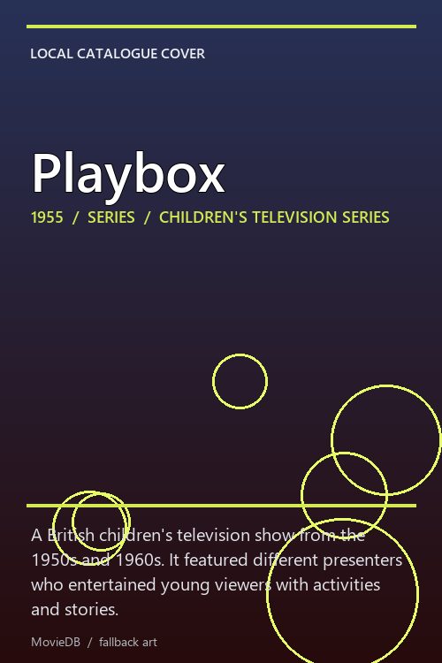 Playbox poster