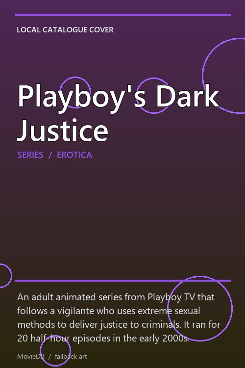 Playboy's Dark Justice poster