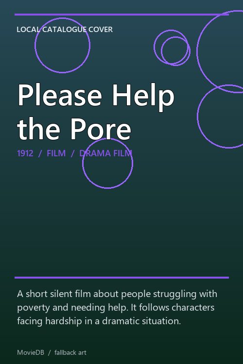 Please Help the Pore poster