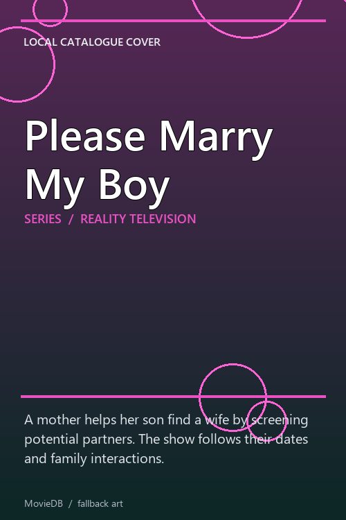Please Marry My Boy poster