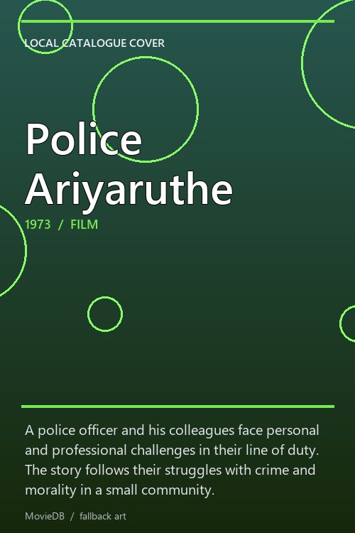 Police Ariyaruthe poster
