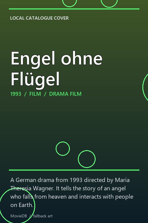 Engel ohne Flügel poster