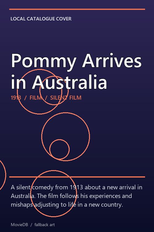 Pommy Arrives in Australia poster