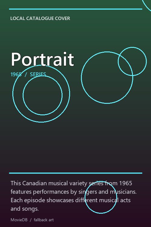 Portrait poster