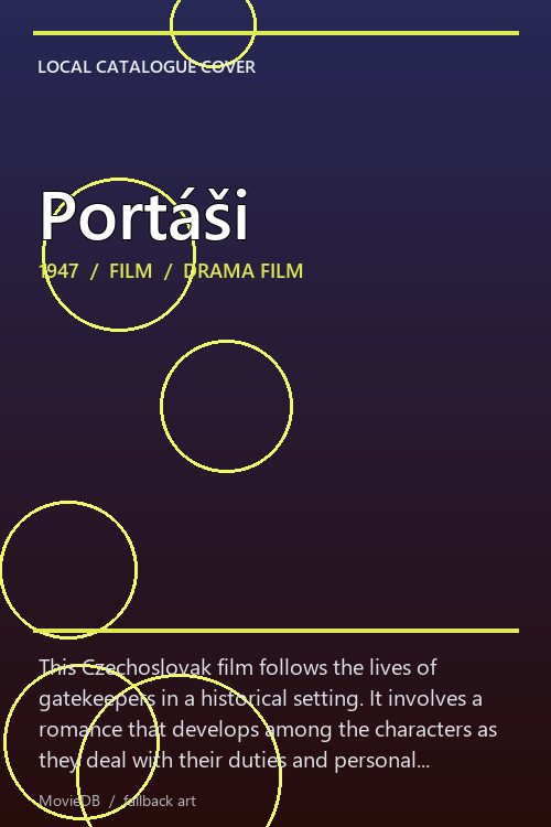 Portáši poster
