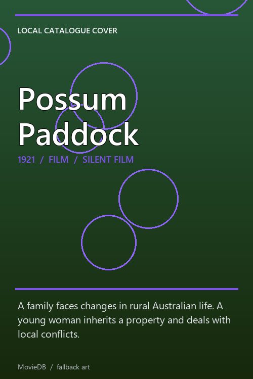 Possum Paddock poster