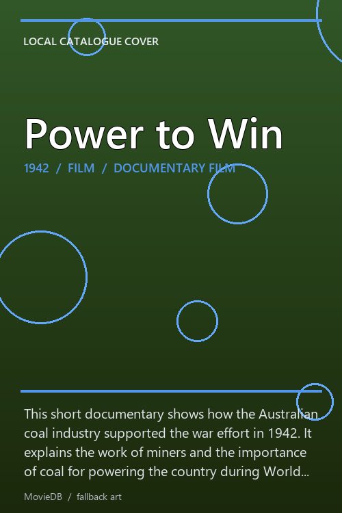 Power to Win poster