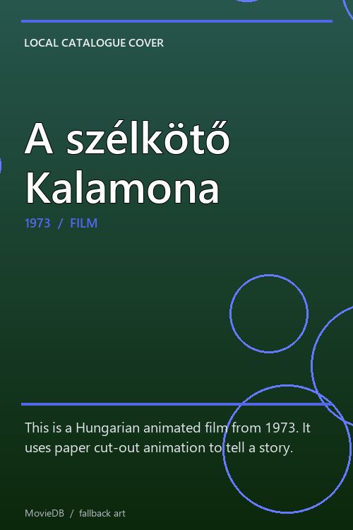 A szélkötő Kalamona poster