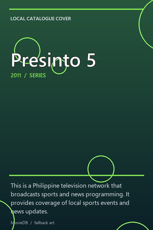 Presinto 5 poster