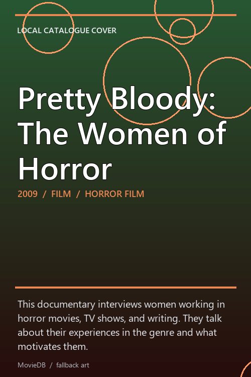 Pretty Bloody: The Women of Horror poster
