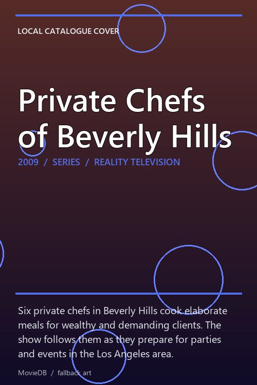 Private Chefs of Beverly Hills poster