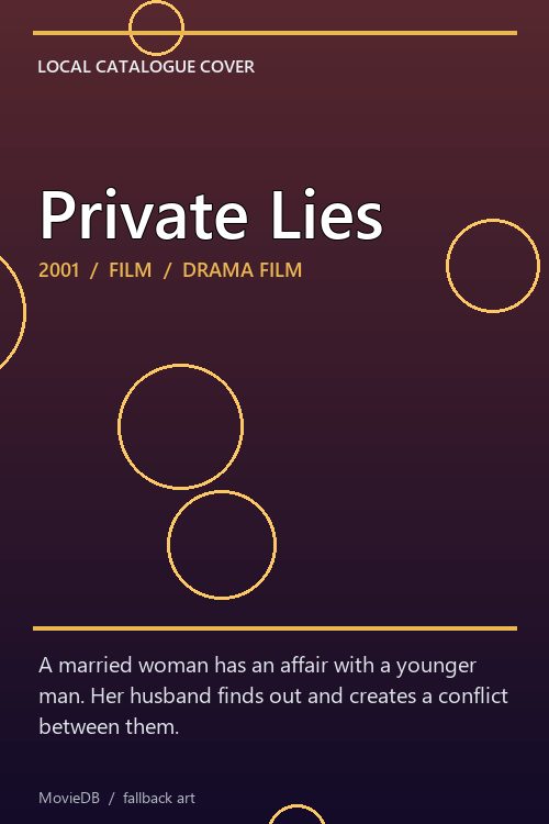 Private Lies poster