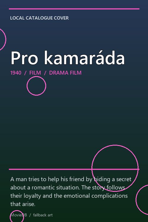 Pro kamaráda poster