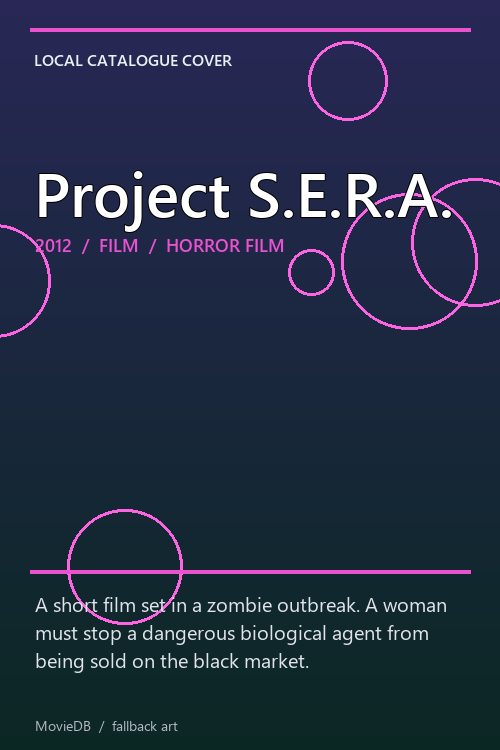 Project S.E.R.A. poster