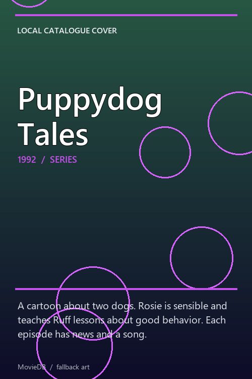 Puppydog Tales poster