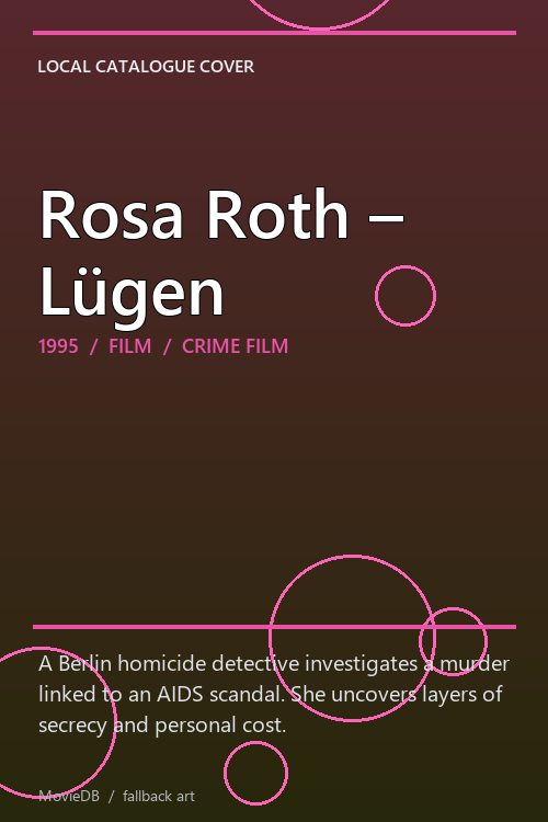 Rosa Roth – Lügen poster