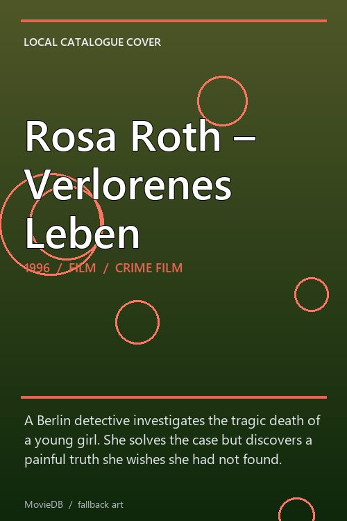 Rosa Roth – Verlorenes Leben poster