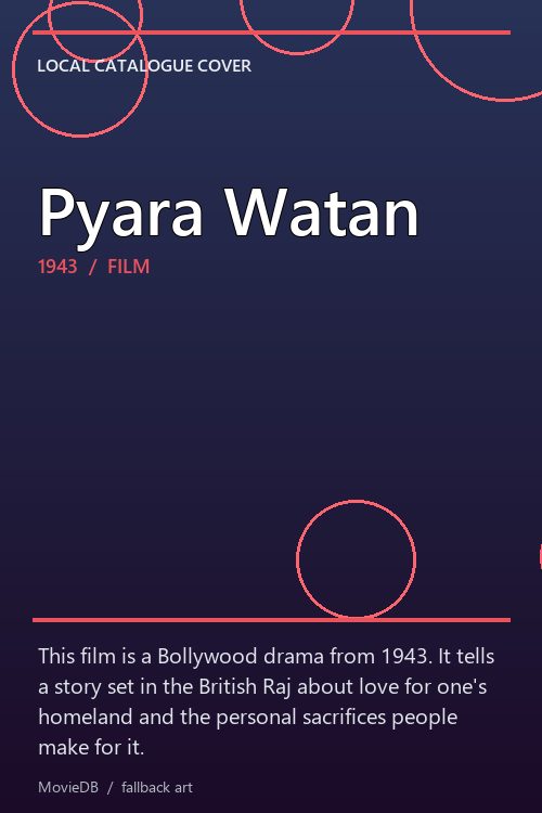 Pyara Watan poster