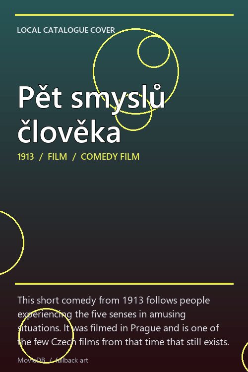 Pět smyslů člověka poster