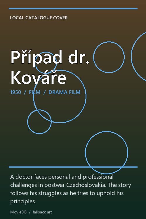 Případ dr. Kováře poster