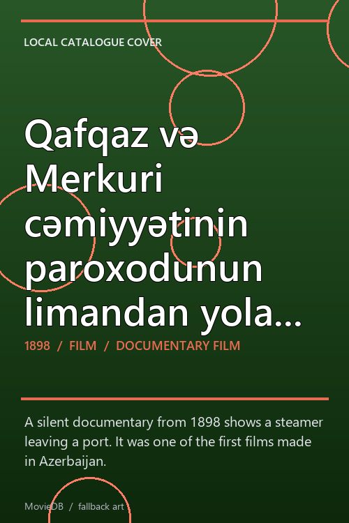Qafqaz və Merkuri cəmiyyətinin paroxodunun limandan yola düşməsi poster