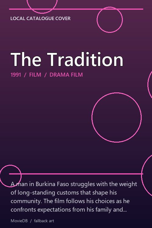 The Tradition poster