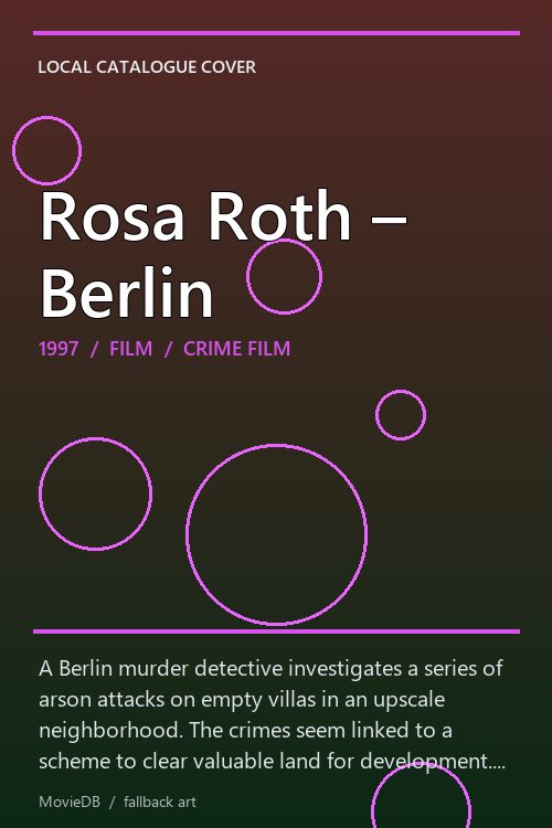Rosa Roth – Berlin poster