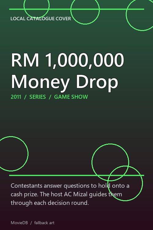 RM 1,000,000 Money Drop poster