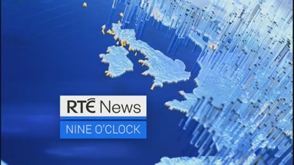 RTÉ News: Nine O'Clock poster