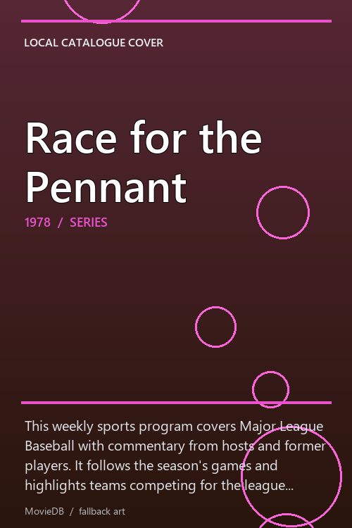 Race for the Pennant poster
