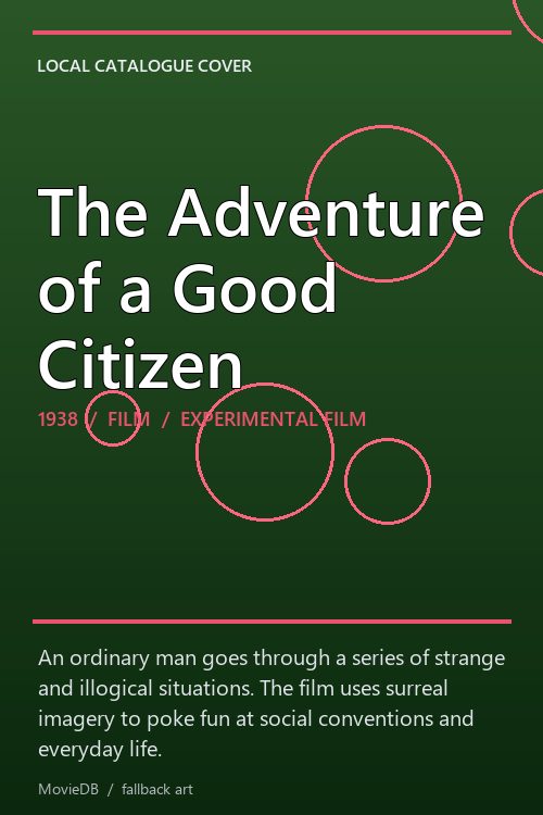 The Adventure of a Good Citizen poster