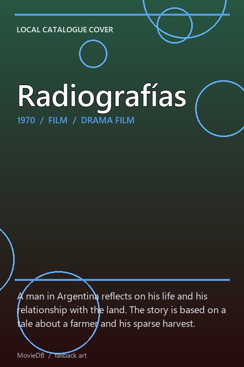 Radiografías poster