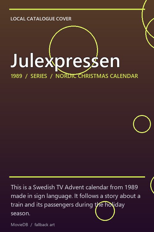 Julexpressen poster