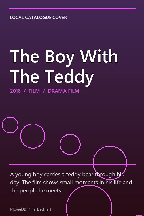 The Boy With The Teddy poster