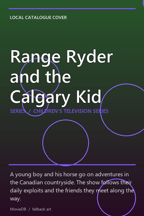 Range Ryder and the Calgary Kid poster