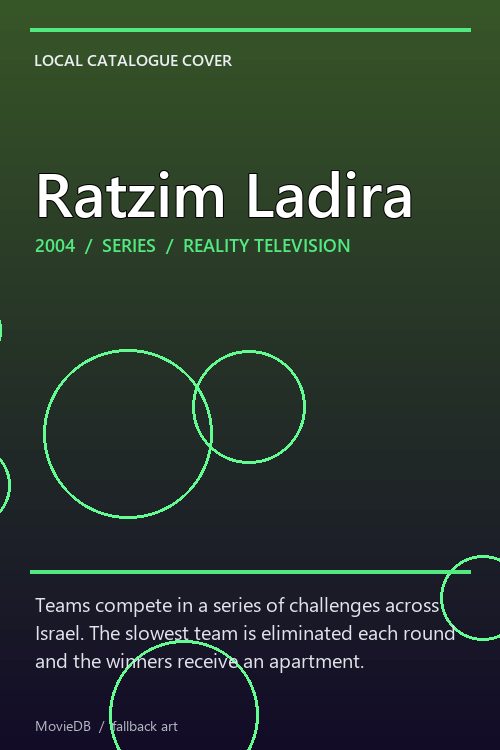 Ratzim Ladira poster