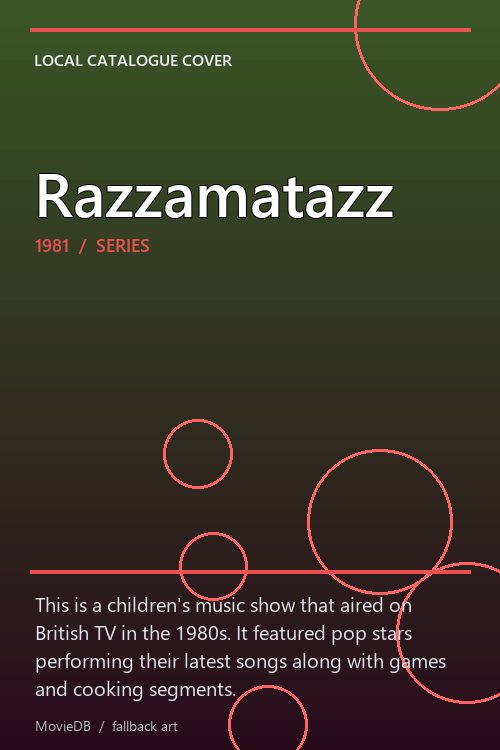 Razzamatazz poster