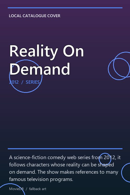 Reality On Demand poster