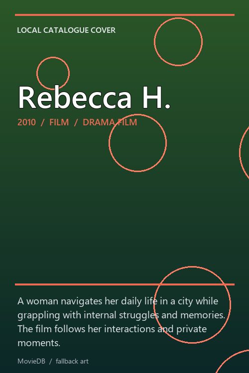 Rebecca H. poster