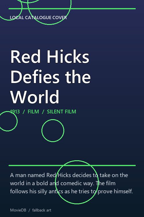 Red Hicks Defies the World poster