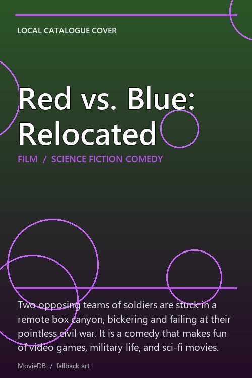 Red vs. Blue: Relocated poster