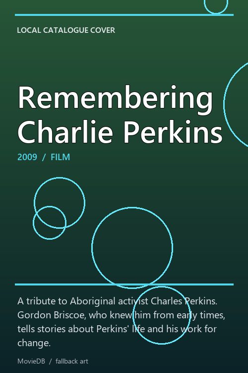 Remembering Charlie Perkins poster
