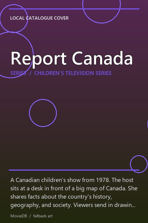 Report Canada poster