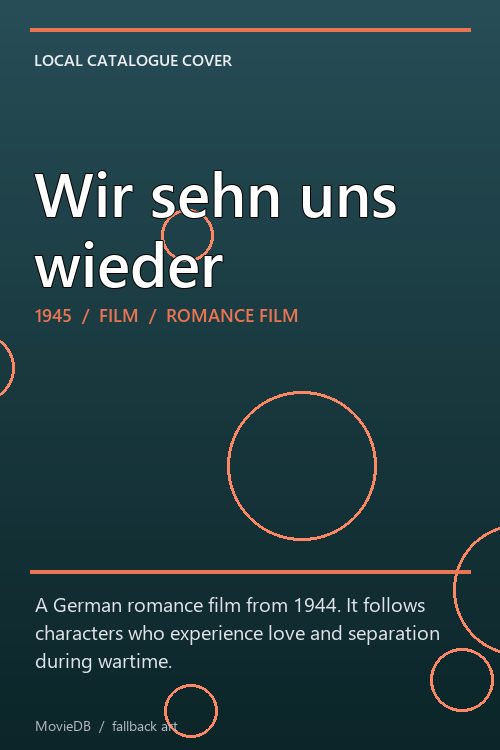 Wir sehn uns wieder poster