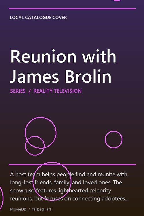 Reunion with James Brolin poster