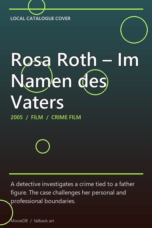 Rosa Roth – Im Namen des Vaters poster