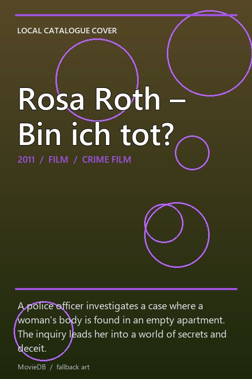 Rosa Roth – Bin ich tot? poster