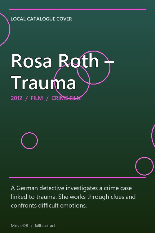 Rosa Roth – Trauma poster